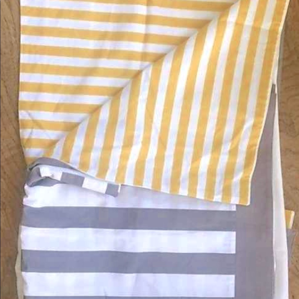 Land of Nod Not a Peep crib skirts - 2 available. Twins!